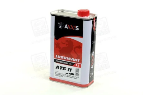 Масло трансміс.(червоне) AXXIS ATF 2 (Каністра 1л) для Audi, BMW, Peugeot, Volkswagen, Citroen Axxis AX-2065 фото товара