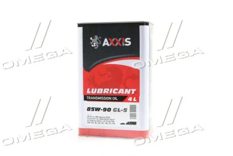 Олива трансміс. AXXIS 85w-90 (Каністра 4л) для Axxis AX-2072 фото товару