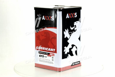 Антифриз <> RED концентрат G12+ (-80C) (Каністра 20л/22,4кг) Axxis AX-2087 фото товара