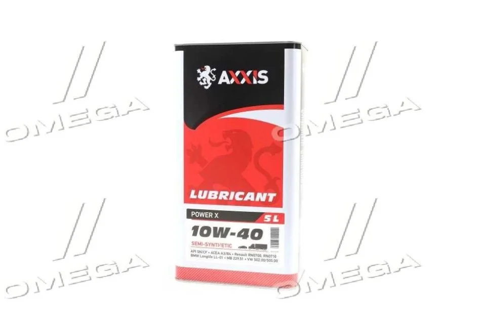 <strong>Олива моторн. AXXIS 10W-40 Power Х (Каністра 5л) Axxis AX-2177 (фото 1)</strong>
