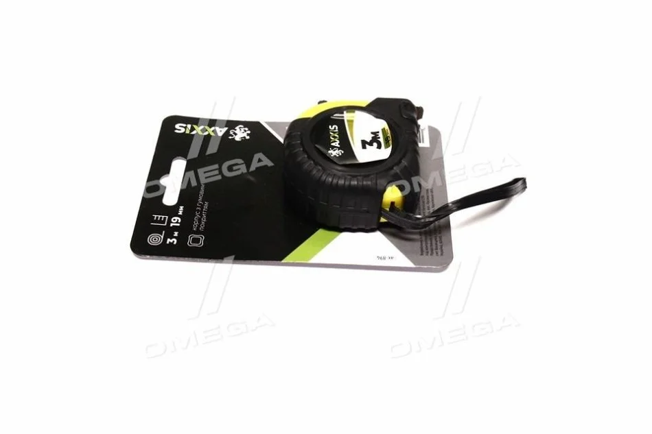 <strong>Рулетка прогумована 3м*19мм <AXXIS> Axxis Ax-894 (фото 1)</strong>