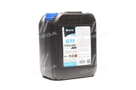 Антифриз BLUE G11 Сoolant Ready-Mix -36°C <AXXIS> (синій) (Каністра 5кг) для Axxis AX-P999-G11B RDM5 фото товара