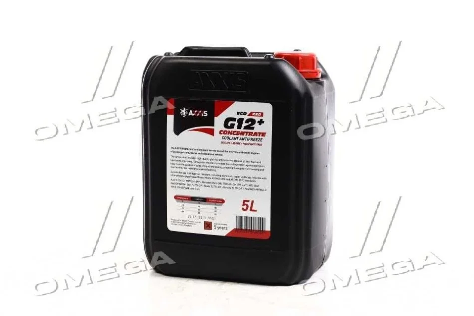 <strong>Антифриз концентрат ECO-80C RED G12+ (червоний) 5л <AXXIS> Axxis AX-P999-G12R ECO5l (фото 1)</strong>