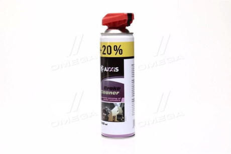 Очисник гальмівної системи та зчеплення Brake Cleaner 500ml+20 НОСІК <> Axxis VSB-060+20