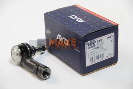 Наконечник рульової тяги Audi A3 99-03/TT 99-06/VW Golf IV 02-05 Л. для AYD 91-01317 фото товару