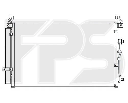 <strong>Конденсатор кондиціонера Bando FP 32 K102-X (фото 1)</strong>