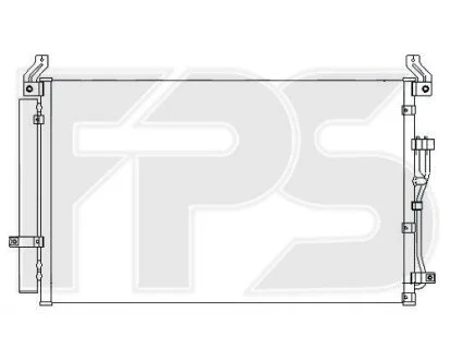 Конденсатор кондиціонера для Bando FP 32 K102-X фото товару