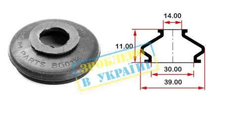 Пильовик кульової опори для BELGUM PARTS BG0116 фото товару