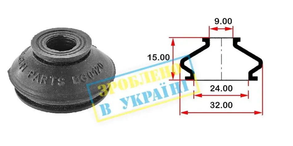 <strong>Пильовик кульової опори BELGUM PARTS BG0120 (фото 1)</strong>