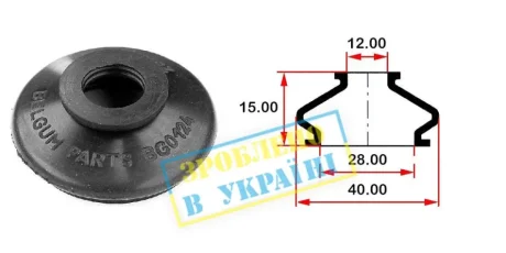 Пильовик поперечної рульової тяги BMW E39, E38 для BMW BELGUM PARTS BG0124 фото товару