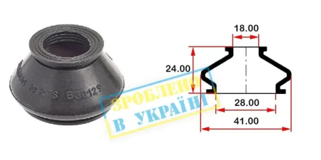 Пильовик кульової опори для BELGUM PARTS BG0129 фото товару