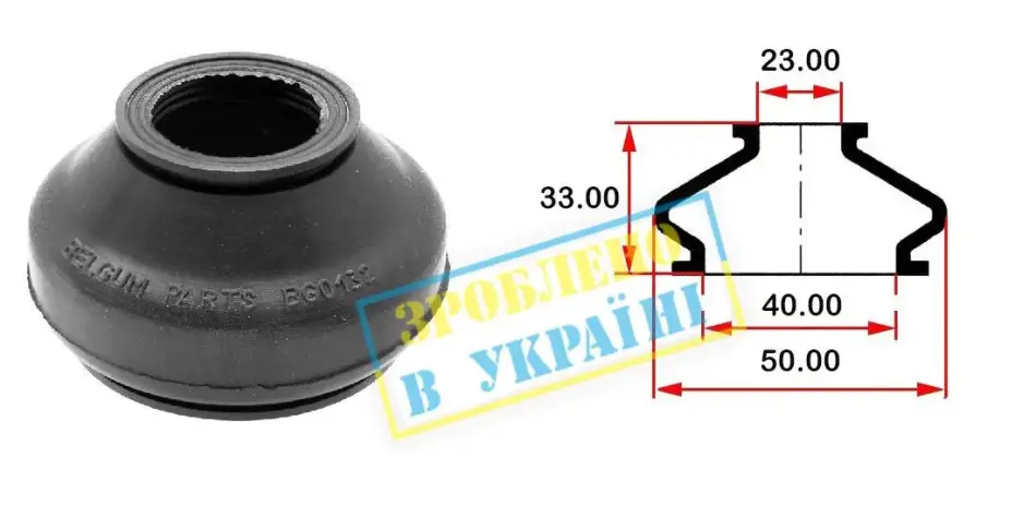 <strong>Пильовик кульової опори BELGUM PARTS BG0132 (фото 1)</strong>