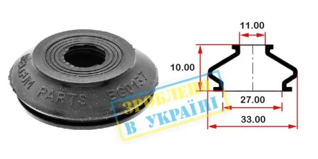 Пильовик центральної рульової тяги Opel Omega B для Opel BELGUM PARTS BG0137 фото товару