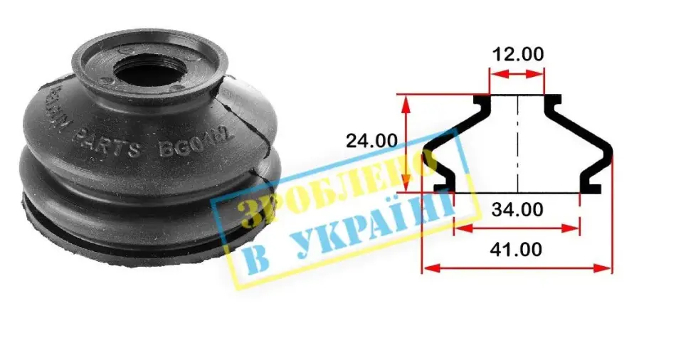 <strong>Пильовик кульової опори BELGUM PARTS BG0142 (фото 1)</strong>