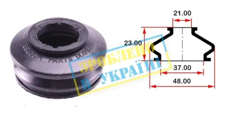 Пильовик кульової опори для BELGUM PARTS BG0154 фото товару