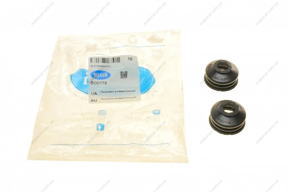 <strong>Пильовик універсальний, кульової опори, рульового наконечника BELGUM PARTS BG0178 (фото 1)</strong>