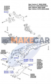 Сайлентблок важеля задньої підвіски зовнішній BELGUM PARTS BG1503 (фото 1)