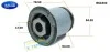 <strong>Сайлентблок підрамника, Trafic/Vivaro 01- BELGUM PARTS BG1802 (фото 1)</strong>