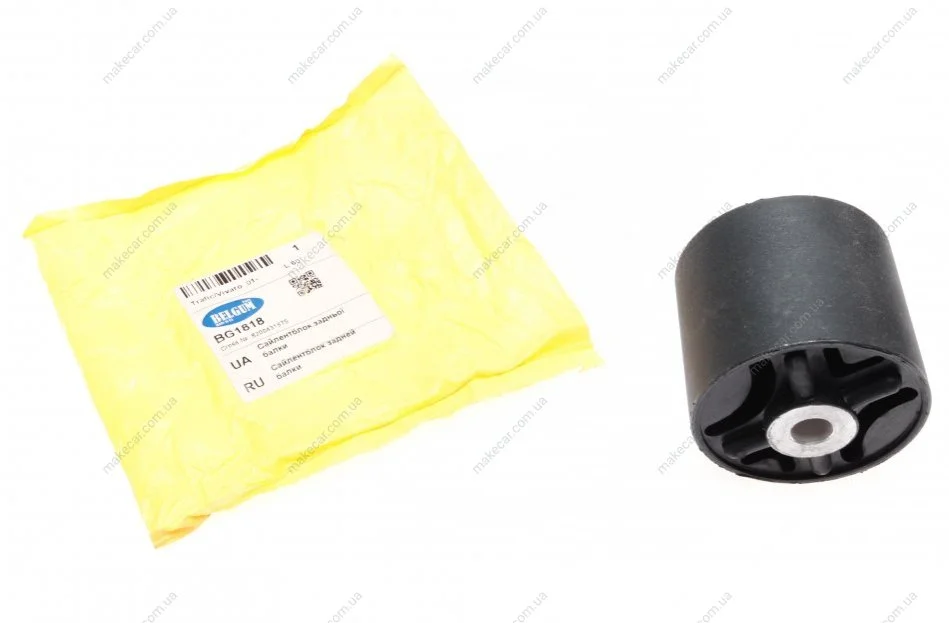 <strong>Сайлентблок балки (задньої) Renault Trafic 01- BELGUM PARTS BG1818 (фото 1)</strong>