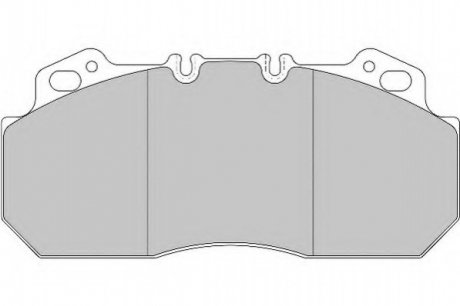 Комплект тормозных колодок, дисковый тормоз, WVA29090 BERAL 2909028004145724 (фото 1)