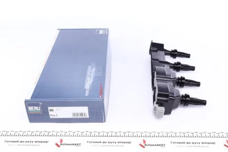 Котушка запалювання CITROEN (BERLINGO/C2-C4/XSARA)/PEUGEOT(206/307/1007/PARTNER) 1.6 16V 00- для BERU ZSE045 фото товару