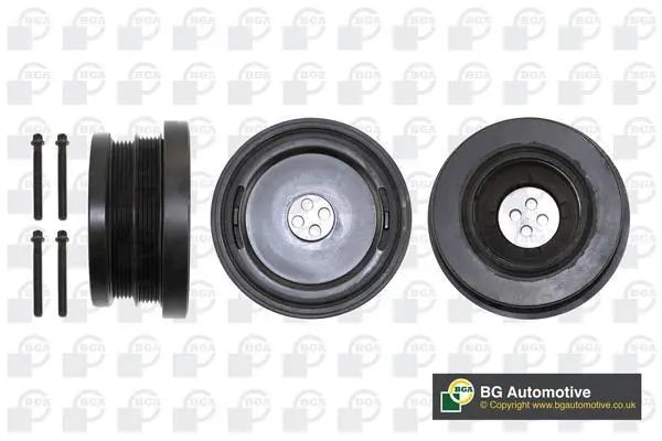 <strong>Шків колінвалу 3(E46)/ 5(E39)/ X5(E53)/ Omega B 2.5/3.0D 98-05 (комплект) BGA DP3130K (фото 1)</strong>