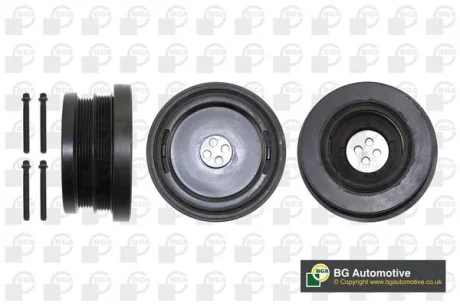 Шків колінвалу 3(E46)/ 5(E39)/ X5(E53)/ Omega B 2.5/3.0D 98-05 (комплект) для BMW, Opel, Land Rover BGA DP3130K фото товару