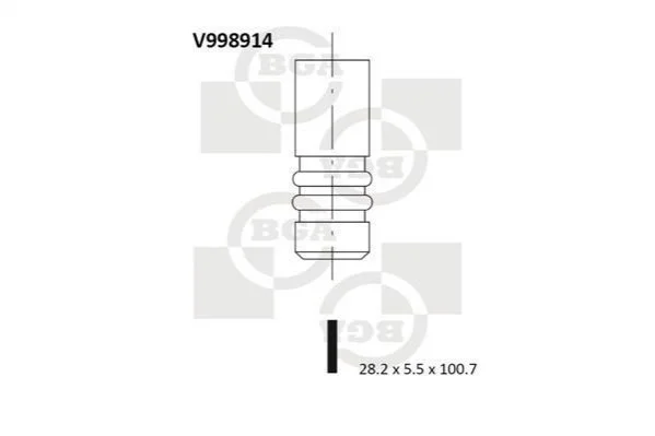 <strong>Клапан двигуна BGA V998914 (фото 1)</strong>