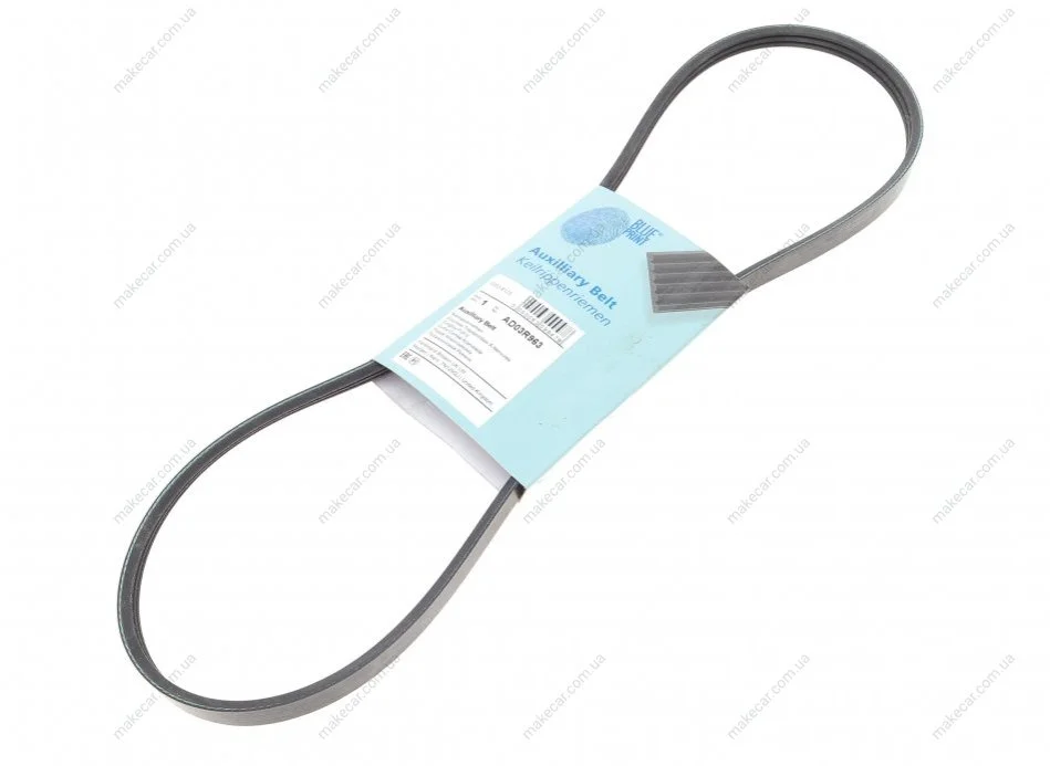 <strong>Ремінь генератора поліклиновий BLUE PRINT AD03R963 (фото 1)</strong>