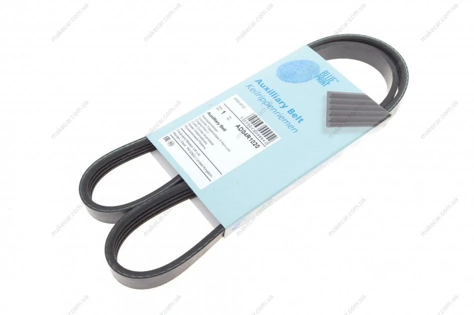 <strong>Ремінь генератора поліклиновий BLUE PRINT AD04R1020 (фото 1)</strong>