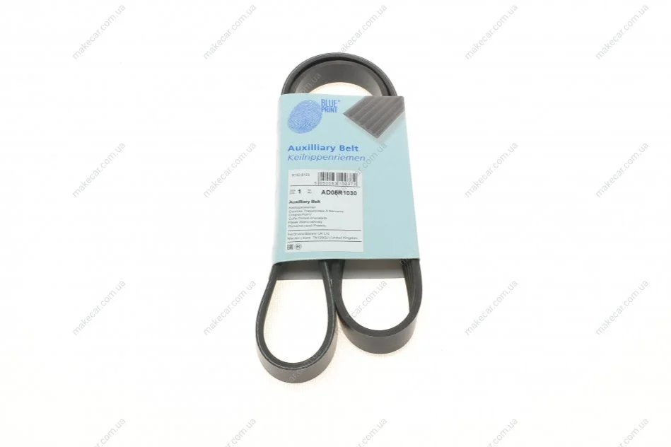 <strong>Ремінь генератора поліклиновий BLUE PRINT AD05R1030 (фото 1)</strong>
