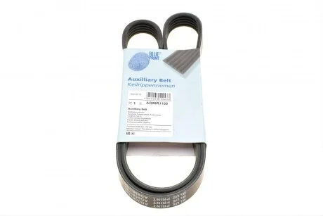 Ремень 5PK1100 FIAT 2,0 LANCIA HONDA Accord RENAULT 1,4/1,6 TOYOTA 1,8-2,2 ROVER для Fiat, Mitsubishi, Toyota, Audi, Volvo BLUE PRINT AD05R1100 фото товару