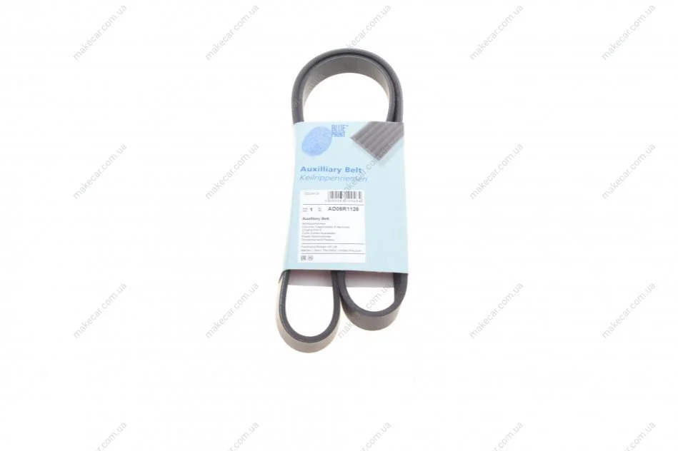 <strong>Ремінь генератора поліклиновий BLUE PRINT AD05R1125 (фото 1)</strong>