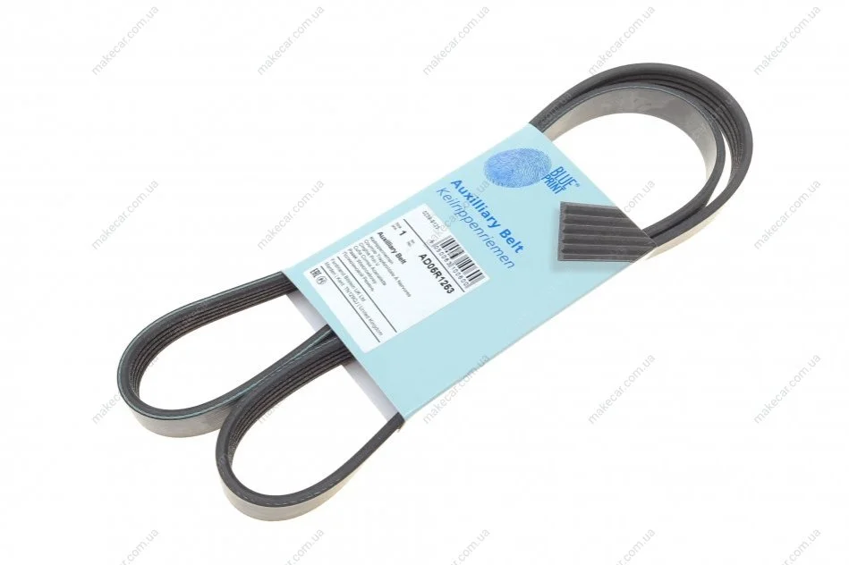 <strong>Ремінь генератора поліклиновий BLUE PRINT AD05R1253 (фото 1)</strong>