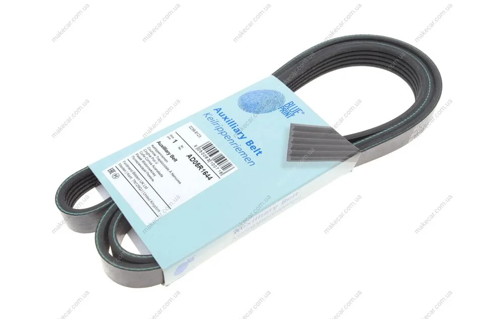 <strong>Ремінь генератора поліклиновий BLUE PRINT AD05R1644 (фото 1)</strong>