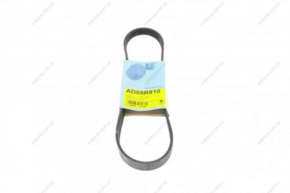 <strong>Ремінь генератора поліклиновий BLUE PRINT AD05R810 (фото 1)</strong>