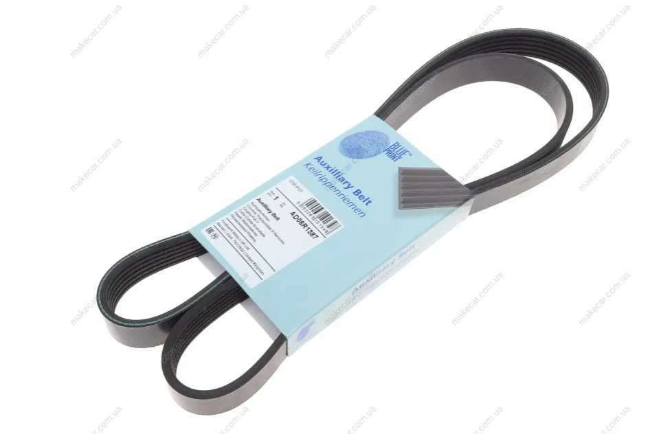 <strong>Ремінь генератора поліклиновий BLUE PRINT AD06R1387 (фото 1)</strong>