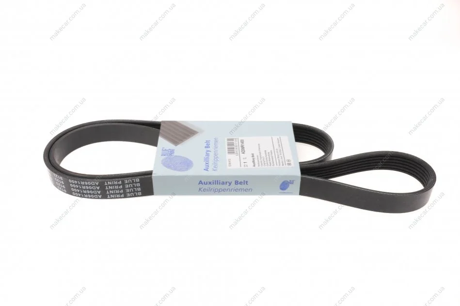 <strong>Ремінь генератора поліклиновий BLUE PRINT AD06R1400 (фото 1)</strong>