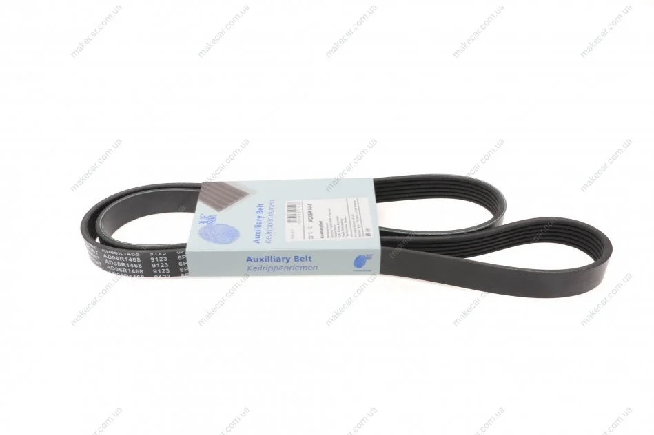 <strong>Ремінь генератора поліклиновий BLUE PRINT AD06R1468 (фото 1)</strong>