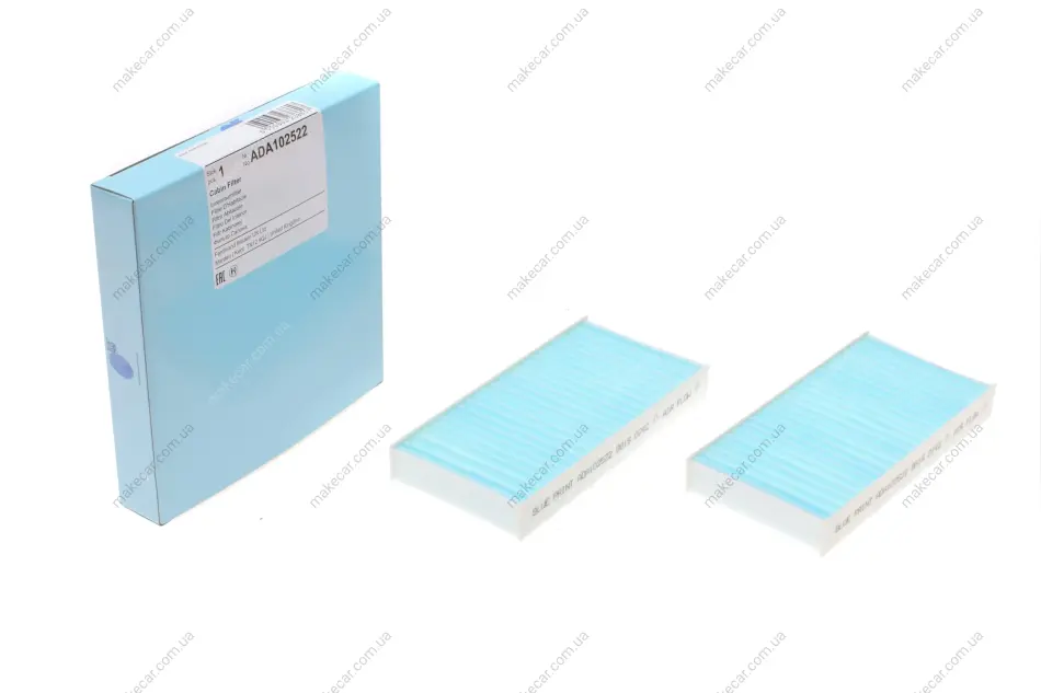 <strong>К-т змінних елементів фільтра салону (Blue Print) BLUE PRINT ADA102522 (фото 1)</strong>