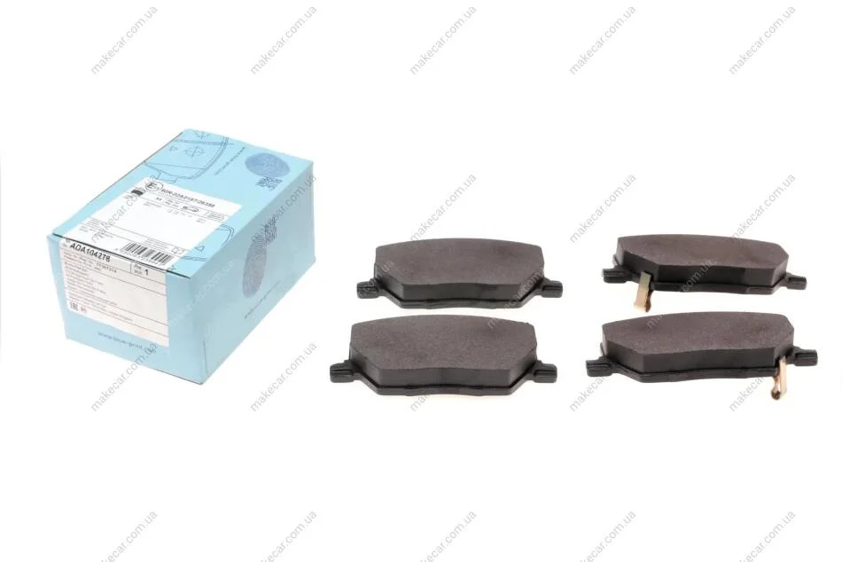 <strong>Комплект гальмівних колодок з 4 шт. дисків BLUE PRINT ADA104278 (фото 1)</strong>