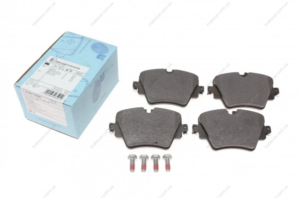 <strong>BMW Тормозные колодки передн.1 F40,2,3 G20,4,5 G30,X1 F48,X2,X3 G01,X4 BLUE PRINT ADB114220 (фото 1)</strong>