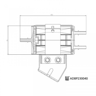 SSANGYONG Фильтр топлива KORANDO 2.0 12- BLUE PRINT ADBP230040 фото товара