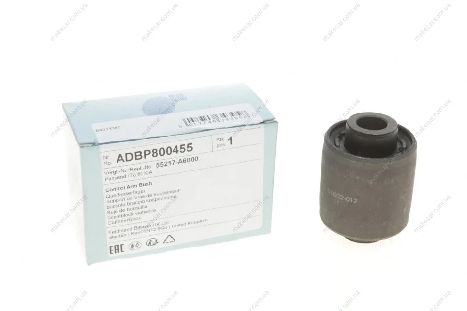 <strong>Сайлентблок важіля BLUE PRINT ADBP800455 (фото 1)</strong>