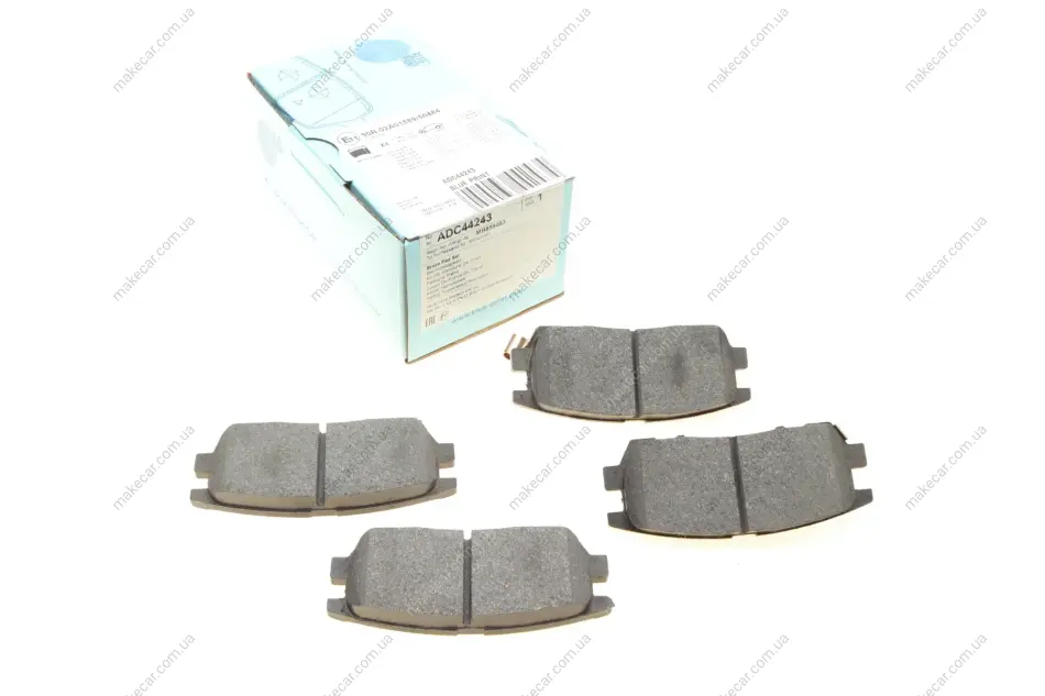 <strong>Комплект гальмівних колодок з 4 шт. дисків BLUE PRINT ADC44243 (фото 1)</strong>