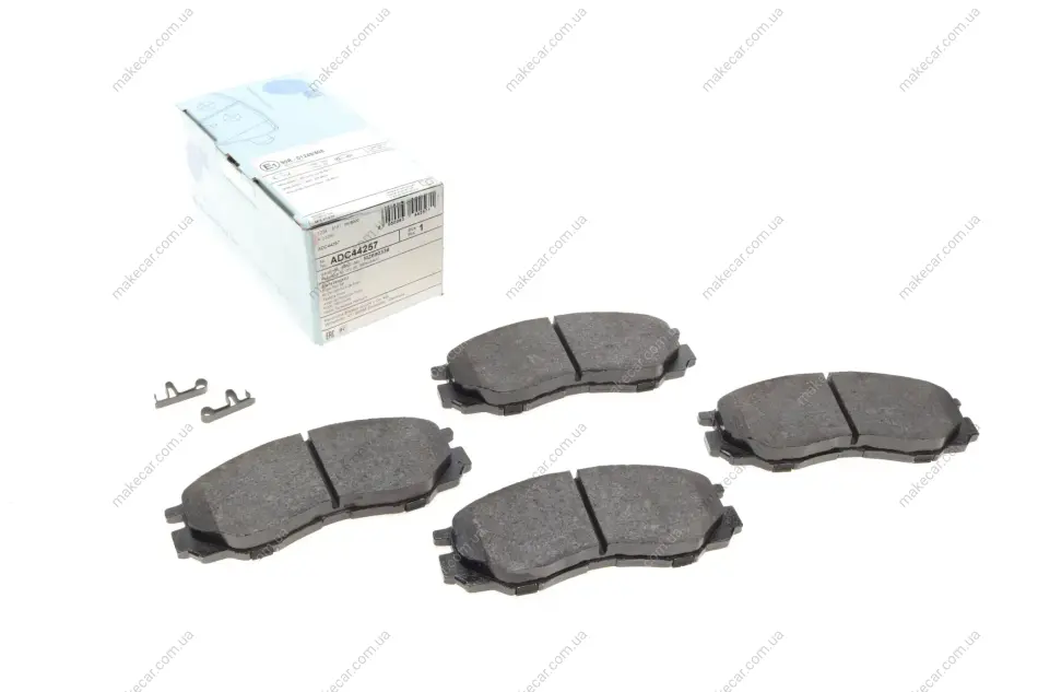 <strong>Комплект гальмівних колодок з 4 шт. дисків BLUE PRINT ADC44257 (фото 1)</strong>
