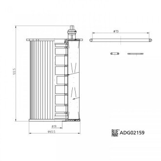 Фільтр оливи BLUE PRINT ADG02159 фото товару