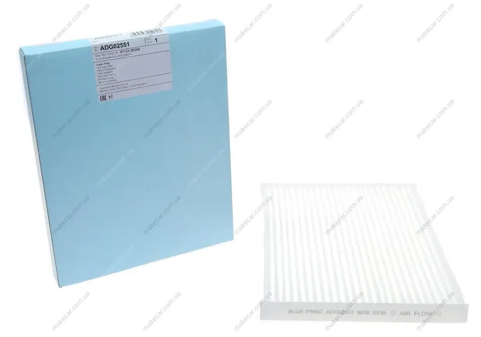 <strong>Фільтр салону BLUE PRINT ADG02551 (фото 1)</strong>