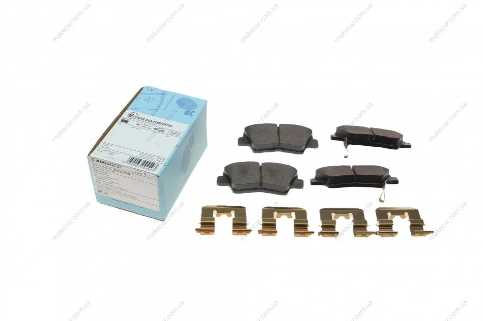 <strong>Комплект гальмівних колодок з 4 шт. дисків BLUE PRINT ADG042127 (фото 1)</strong>