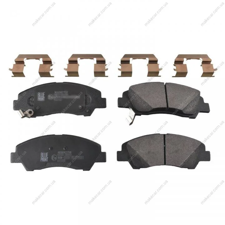 <strong>HYUNDAI гальмів.колодки передн.i10 08- BLUE PRINT ADG042158 (фото 1)</strong>